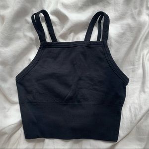 Zella Square Neck Compressive Bra Top, Size M